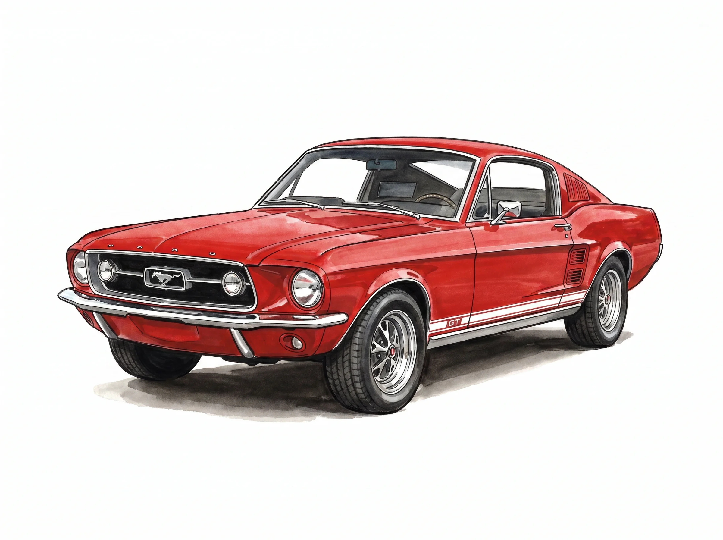 Ford Mustang Fastback '67 · Studio Minimal